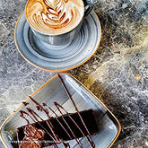 Space Bistro 7 oz. Coffee Cup+Saucer Set for 2