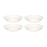 Bonna China Gourmet dia.5.25" h:1.5" 7 oz. Round Warm White Porcelain Bowl (Set of 4)