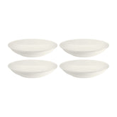 Gourmet dia.8" h:1.5" 17 oz. Round Warm White Vitrified Bowl (Set of 4)