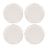 Gourmet dia.8.25" Round Warm White Vitrified Plate (Set of 4)