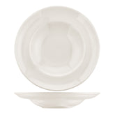 Bonna China Gourmet dia.10.75" h:2.25" 16 oz. Round Warm White Porcelain Bowl (Set of 2)