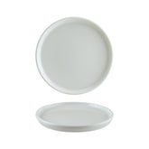 Hygge dia.11" Round White Porcelain Plate