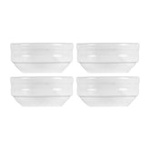 Lizbon dia.2.25" h:1" 1 oz. Round White Porcelain Bowl (Set of 4)