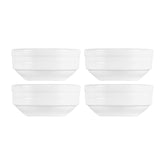 Lizbon dia.3" h:1.25" 3 oz. Round White Porcelain Bowl (Set of 4)