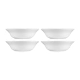 Porcelain Lizbon dia.5.75" h:1.5" 12 oz. Round White Porcelain Bowl (Set of 4)