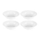 Lizbon dia.7.25" h:2.25" 24 oz. Round White Porcelain Bowl (Set of 4)