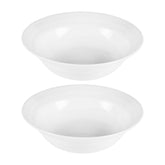 Lizbon dia.9" h:2.75" 42 oz. Round White Porcelain Bowl (Set of 2)