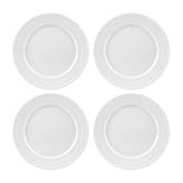 Porcelain Lizbon dia.10.5" Round White Porcelain Plate (Set of 4)