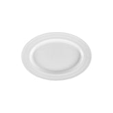 Lizbon 11.25" x 8" x h:1" Oval White Porcelain Platter (1 each)