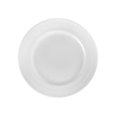 Lizbon dia.12.5" Round White Porcelain Plate (1 each)