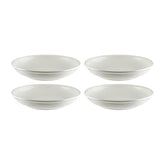 Bonna China Loop dia.3.5" h:1" 2 oz. Round Warm White Porcelain Bowl (Set of 4)