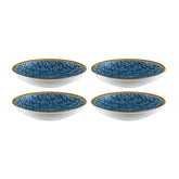 Bonna China Calif dia.5.25" h:1.5" 7 oz. Round Decorated Porcelain Bowl (Set of 4)