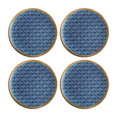 Calif dia.8.25" Round Decorated Vitrified Plate (Set of 4)