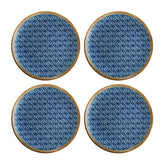 Bonna China Calif dia.12" Round Decorated Porcelain Plate (Set of 4)