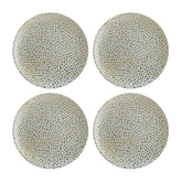 Bonna China Lapya Wood dia.7.5" Round Decorated Porcelain Plate (Set of 4)
