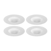 Porcelain Madrid dia.8.75" h:1.25" 6 oz. Round White Porcelain Bowl (Set of 4)