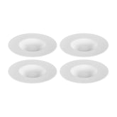 Madrid dia.8.75" h:1.25" 6 oz. Round White Porcelain Bowl (Set of 4)