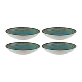 Bonna China Cora dia.9" h:2" 34 oz. Round Decorated Porcelain Bowl (Set of 4)