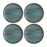 Bonna China Cora dia.7.5" Round Decorated Porcelain Plate (Set of 4)