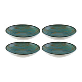 Madera dia.8" h:1.5" 17 oz. Round Decorated Vitrified Bowl (Set of 4)