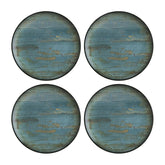 Bonna China Cora dia.9" Round Decorated Porcelain Plate (Set of 4)