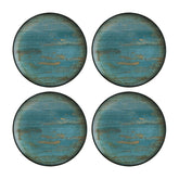 Bonna China Cora dia.10.5" Round Decorated Porcelain Plate (Set of 4)