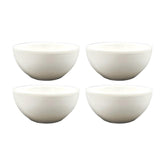 Moove dia.4.5" h:2.25" 10 oz. Round Warm White Vitrified Bowl (Set of 4)