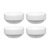 Mimoza dia.4.75" h:2" 12 oz. Round White Porcelain Bowl (Set of 4)