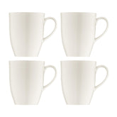 Banquet dia.3.25" h:5" 15 oz. Round Warm White Vitrified Mug (Set of 4)