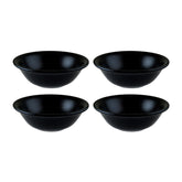 Bonna China Notte dia.6.25" h:2" 13 oz. Round Black Porcelain Bowl (Set of 4)