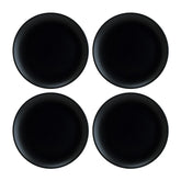 Bonna China Notte dia.10.5"  Round Black Porcelain Plate (Set of 4)
