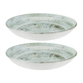 Bonna China Odette dia.10" h:2" 44 oz. Round Decorated Porcelain Bowl (Set of 2)