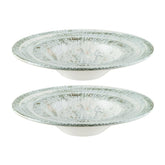 Bonna China Odette dia.11" h:2.5" 14 oz. Round Decorated Porcelain Bowl (Set of 2)