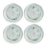 Odette dia.7.5" Round Decorated Vitrified Plate (Set of 4)