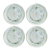 Bonna China Odette dia.8.25" Round Decorated Porcelain Plate (Set of 4)