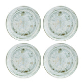 Bonna China Odette dia.9" Round Decorated Porcelain Plate (Set of 4)