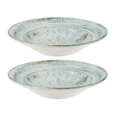 Bonna China Odette dia.10.75" h:2.25" 16 oz. Round Decorated Porcelain Bowl (Set of 2)