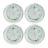 Odette dia.10.5" Round Decorated Vitrified Plate (Set of 4)