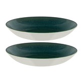 Bonna China Alanis dia.10" h:2" 44 oz. Round Blue Porcelain Bowl (Set of 2)