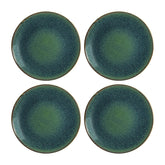Mar dia.6.75" Round Blue Vitrified Plate (Set of 4)