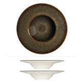 Tierra dia.11" h:2.5" 14 oz. Round Brown Vitrified Bowl (Set of 2)
