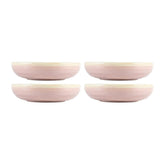 Bonna China Pink Pott Bowl dia.7.25" h:1.75" 22 oz. Round Pink Porcelain Bowl (Set of 4)
