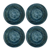 Bonna China Patera Denim dia.8.25" Round Decorated Porcelain Plate (Set of 4)