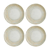 Patera dia.6.75" Round Decorated Vitrified Plate (Set of 4)