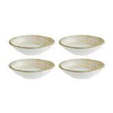 Patera dia.3.5" h:1" 2 oz. Round Decorated Vitrified Bowl (Set of 4)