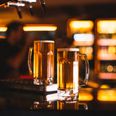 Premium dia.3.25" h:6.75" 19 oz. Round Clear Polycarbonate Beer Mug (Set of 6)