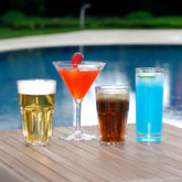 Premium dia.4.5" h:6.5" 9 oz. Round Clear Polycarbonate Martini (Set of 12)