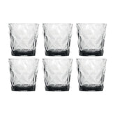 Prism dia.3.5" h:3.5" 10 oz. Round Charcoal Polycarbonate Rocks/Old Fashioned (Set of 6)