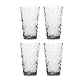Prism dia.3.75" h:6.5" 17 oz. Round Charcoal Polycarbonate High-Ball (Set of 4)