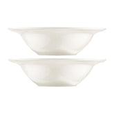 Bonna China Gourmet dia.9" h:2.5" 24 oz. Round Warm White Porcelain Bowl (Set of 2)
